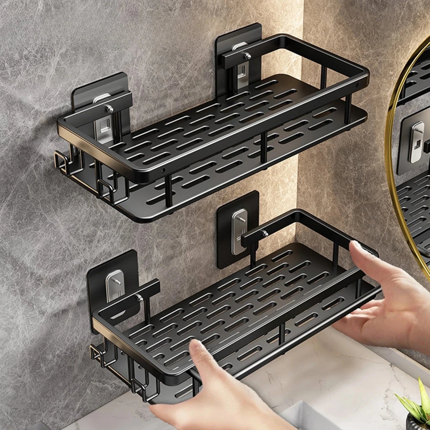 Wall Shower Shelves