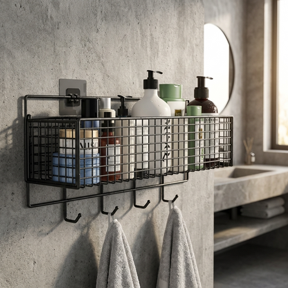 Shower Wall Mount Shelf – Bathroom Shelf Unit Wall – Bathroom Shelf Wall Unit – Bathroom Wall Hanging Shelves – Small Bathroom Shelves for Wall